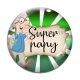 Cabochon Verre - super papy