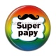 Cabochon Résine -  super papy
