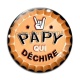 Cabochon Verre - papy qui déchire