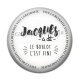 Cabochon Résine - jacques à dit le boulot c'est fini vive la retraite