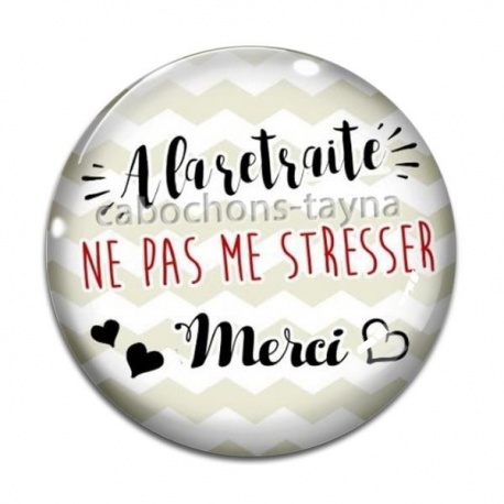 Cabochon Verre - retraite