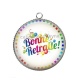 Pendentif Cabochon Argent - retraite