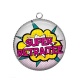 Pendentif Cabochon Argent - super retraitée