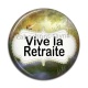 Cabochon Résine - vive la retraite