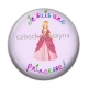 Cabochon Résine - je suis une princesse