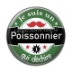 Cabochon Résine - je suis poissonnier qui déchire
