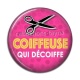 Cabochon Résine - coiffeuse qui décoiffe