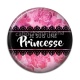 Cabochon Résine - je suis une princesse