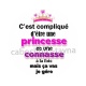 compliqué d'être une princesse