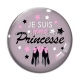 Cabochon Verre - je suis une princesse