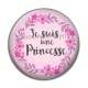 Cabochon Résine - je suis une princesse