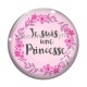 Cabochon Verre - je suis une princesse