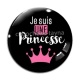 Cabochon Verre - je suis une princesse