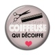 Cabochon Résine - coiffeuse qui décoiffe