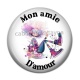 Cabochon Résine - mon amie d'amour