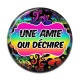 Cabochon Résine - une amie qui déchire