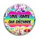 Cabochon Verre - une amie qui déchire