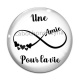 Cabochon Verre - une amie pour la vie