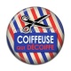 Cabochon Résine - coiffeuse qui décoiffe