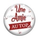 Cabochon Verre - une amie au top