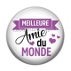 Cabochon Résine - Meilleure amie du monde