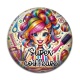 Cabochon Résine - super coiffeuse