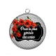 Pendentif Cabochon Argent - pour la plus géniales des amies
