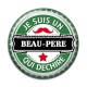 Cabochon Résine - je suis un beau père qui déchire
