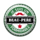 Cabochon Résine - je suis un beau père formidable