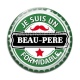 Cabochon Verre - je suis un beau père formidable