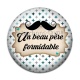 Cabochon Résine - un beau père formidable