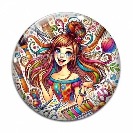 Cabochon Verre - coiffeuse