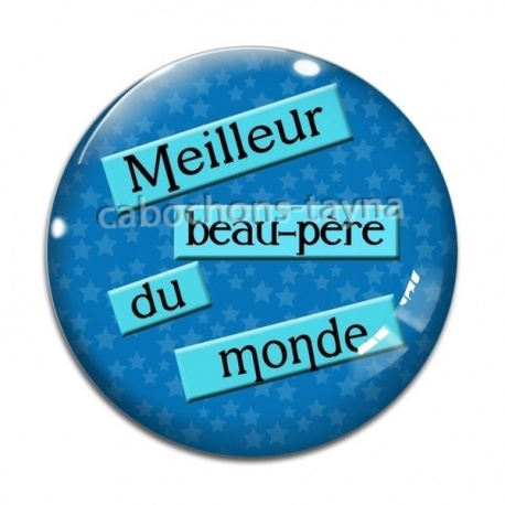 Cabochon Verre - meilleur beau père