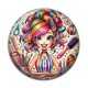 Cabochon Résine - coiffeuse