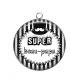 Pendentif Cabochon Argent - super beau papa
