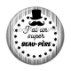 Cabochon Résine - j'ai un super beau père