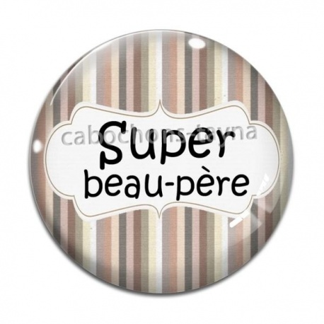 Cabochon Verre - super beau père