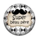 Cabochon Résine - super beau père