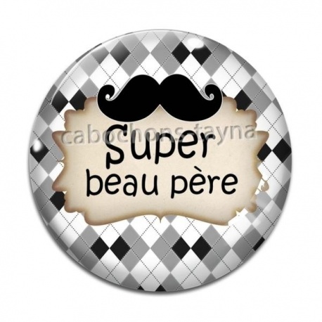 Cabochon Verre - super beau père