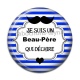 Cabochon Résine - beau père qui déchire