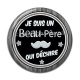 Cabochon Résine - beau père qui déchire