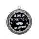 Pendentif Cabochon Argent - beau père qui déchire