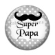 Cabochon Résine - super papa