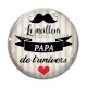 Cabochon Verre - meilleur papa
