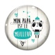 Cabochon Verre - meilleur papa