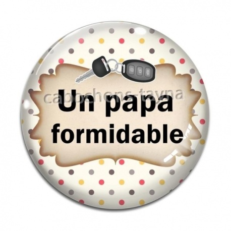 Cabochon Verre - un papa formidable