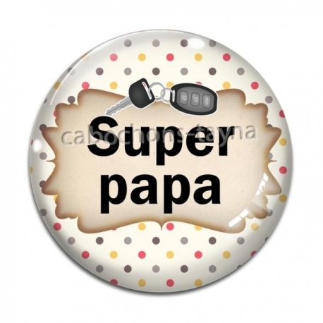 Cabochon Verre - super papa
