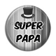 Cabochon Résine - super papa