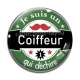 Cabochon Verre - je suis un coiffeur qui déchire