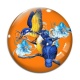 Cabochon Verre - oiseau